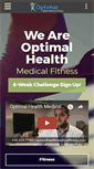 Mobile Screenshot of optimalhealthmedicalfitness.com